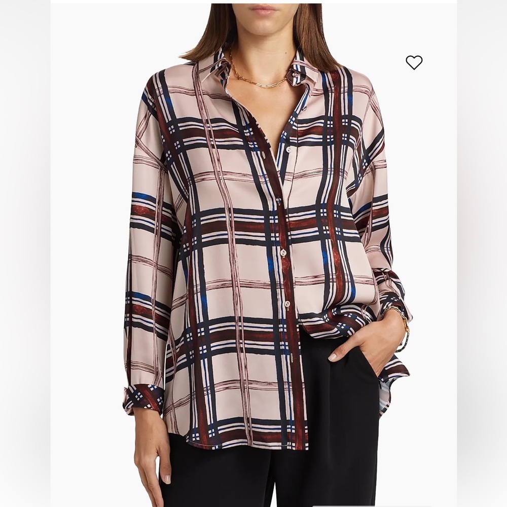 NWT Favorite Daughter Ex-Boyfriend Plaid Shirt (Size M)